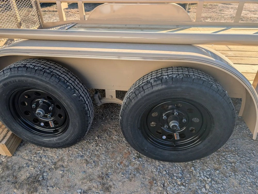6.5 x 14 TA Pipe Top Utility Trailer Texas Bragg 6.5K 260719