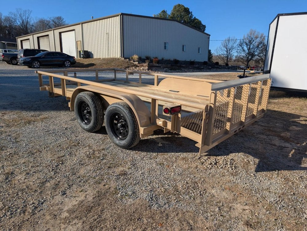 6.5 x 14 TA Pipe Top Utility Trailer Texas Bragg 6.5K 260719