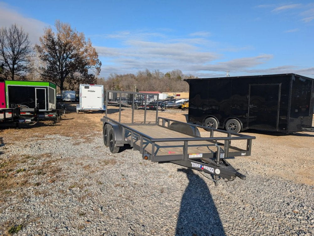 6.5 x 16 TA Pipe Top Utility Trailer Texas Bragg 6.5K 255951