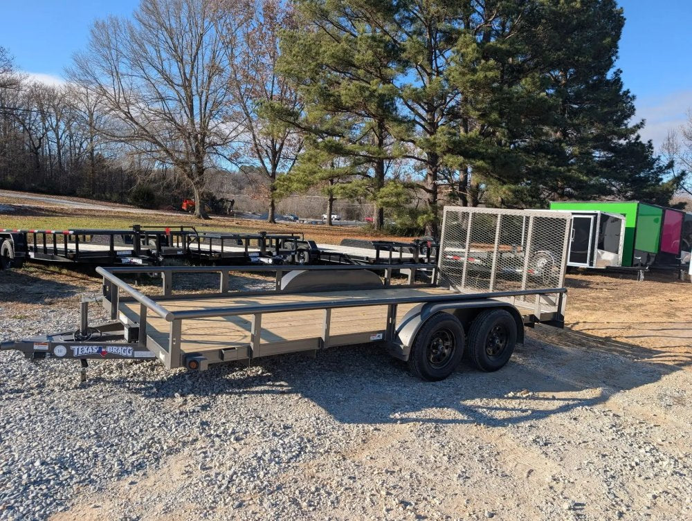 6.5 x 16 TA Pipe Top Utility Trailer Texas Bragg 6.5K 255951