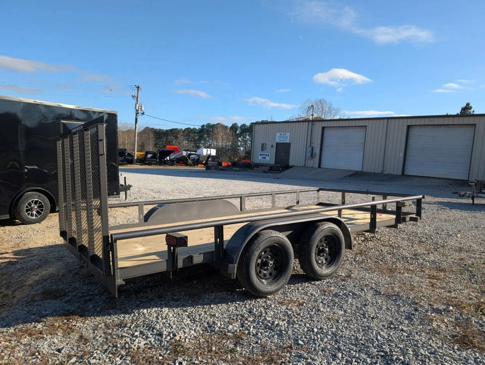 6.5 x 16 TA Pipe Top Utility Trailer Texas Bragg 6.5K 255951
