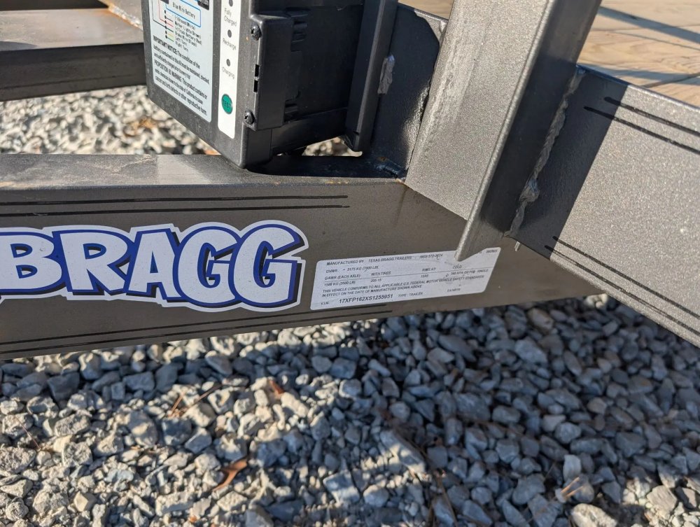 6.5 x 16 TA Pipe Top Utility Trailer Texas Bragg 6.5K 255951