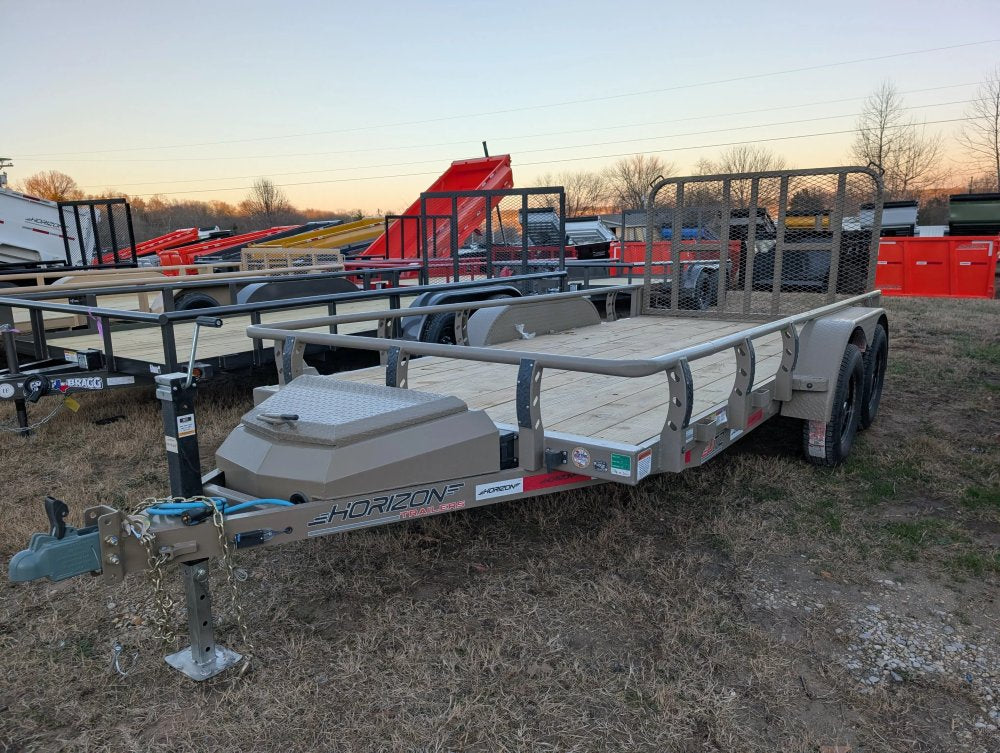 6.5' x 14' Horizon UTZ Bumper Pull Utility Trailer - (2) 3.5K Axles 15571