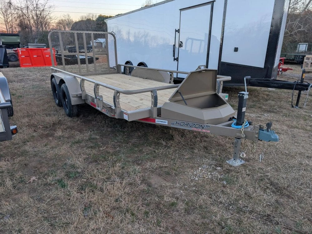 6.5' x 14' Horizon UTZ Bumper Pull Utility Trailer - (2) 3.5K Axles 15571