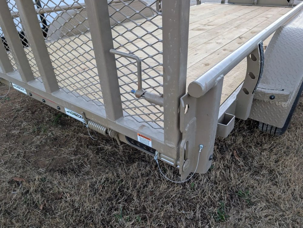 6.5' x 14' Horizon UTZ Bumper Pull Utility Trailer - (2) 3.5K Axles 15571