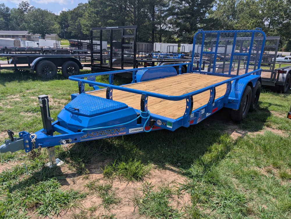 6.5' x 14' Horizon UTZ Bumper Pull Utility Trailer - (2) 3.5K Axles 11804