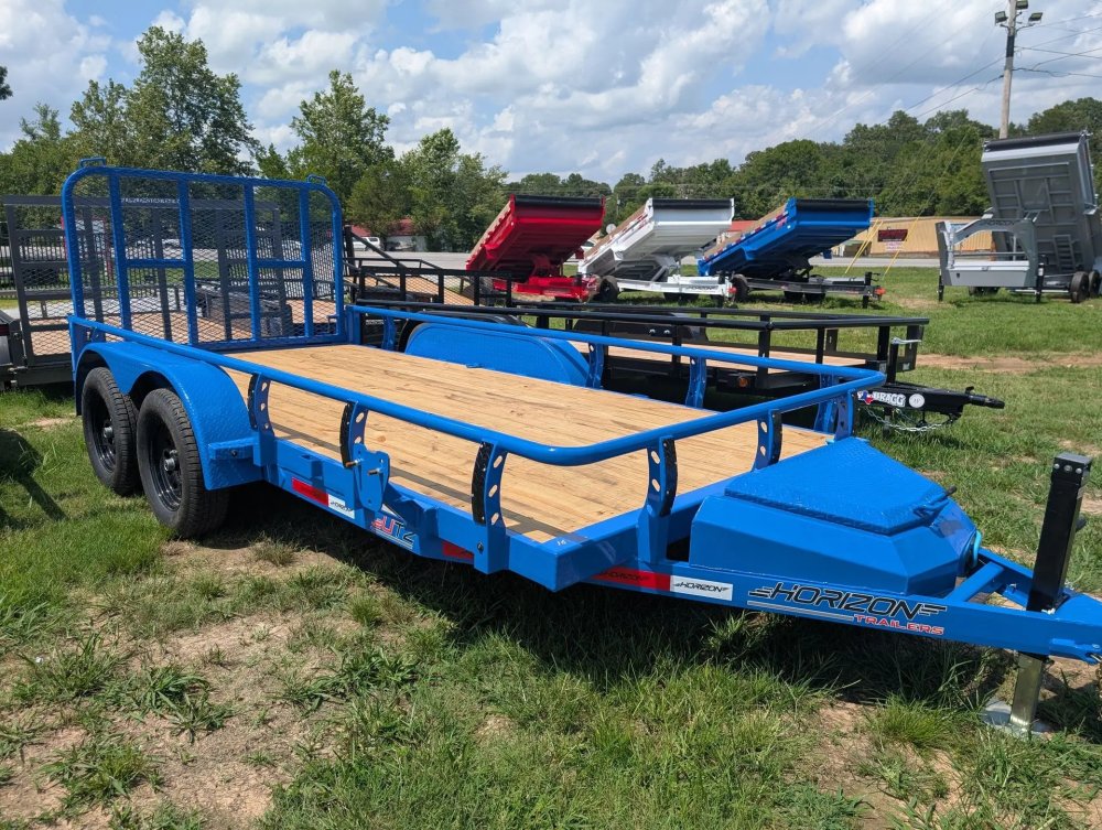 6.5' x 14' Horizon UTZ Bumper Pull Utility Trailer - (2) 3.5K Axles 11804