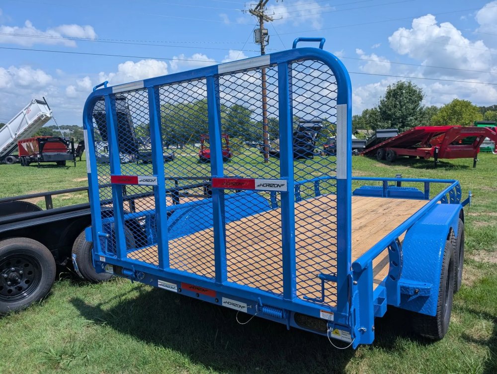 6.5' x 14' Horizon UTZ Bumper Pull Utility Trailer - (2) 3.5K Axles 11804
