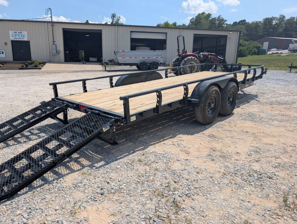 20' Horizon UTZ Bumper Pull Utility Trailer - (2) 7K Axles 11103