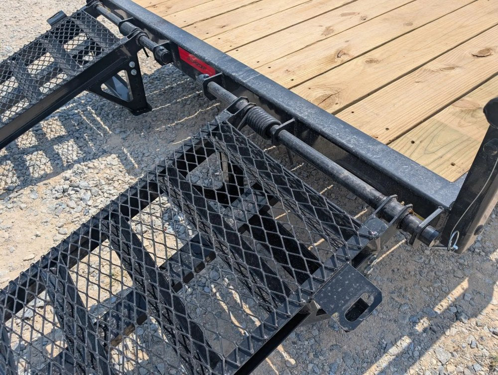 20' Horizon UTZ Bumper Pull Utility Trailer - (2) 7K Axles 11103