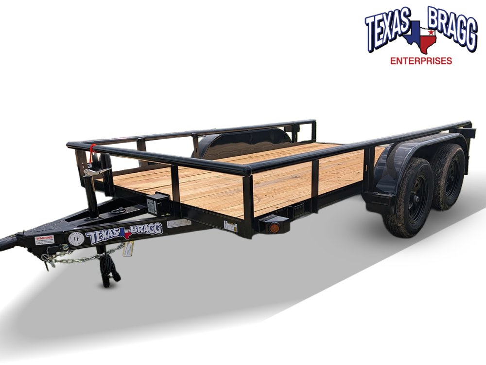 6 x 12 SA Pipe Top Utility Trailer Texas Bragg 6.5k 253086