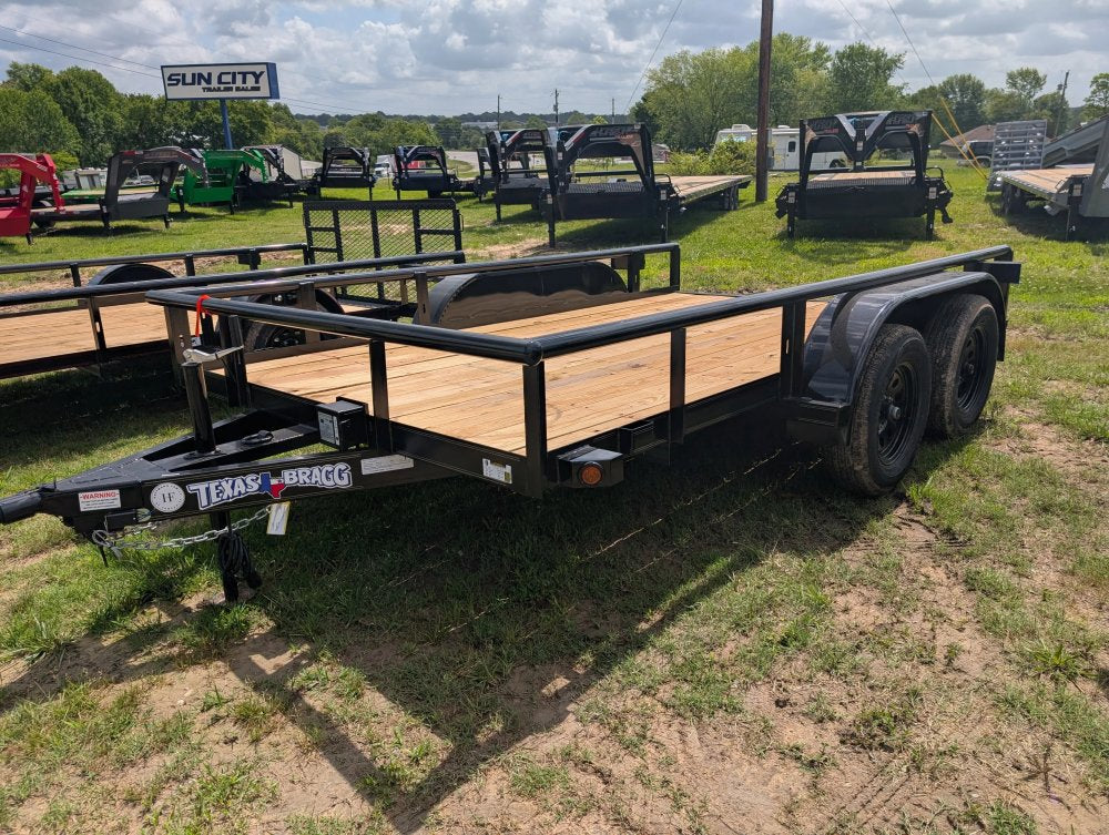 6 x 12 SA Pipe Top Utility Trailer Texas Bragg 6.5k 253086