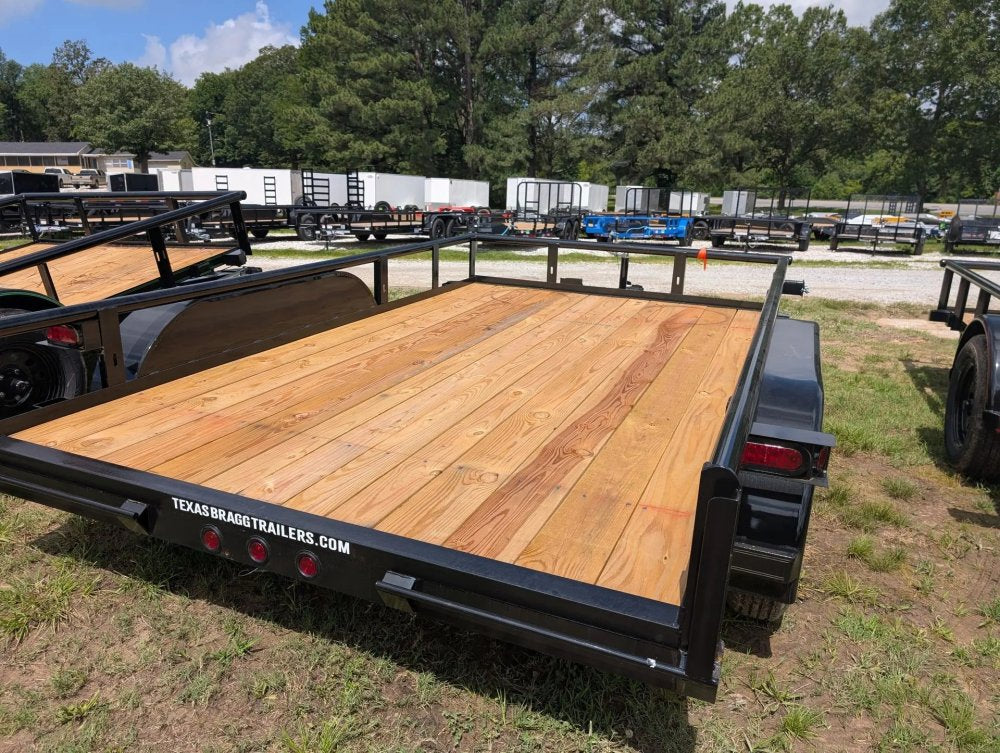 6 x 12 SA Pipe Top Utility Trailer Texas Bragg 6.5k 253086