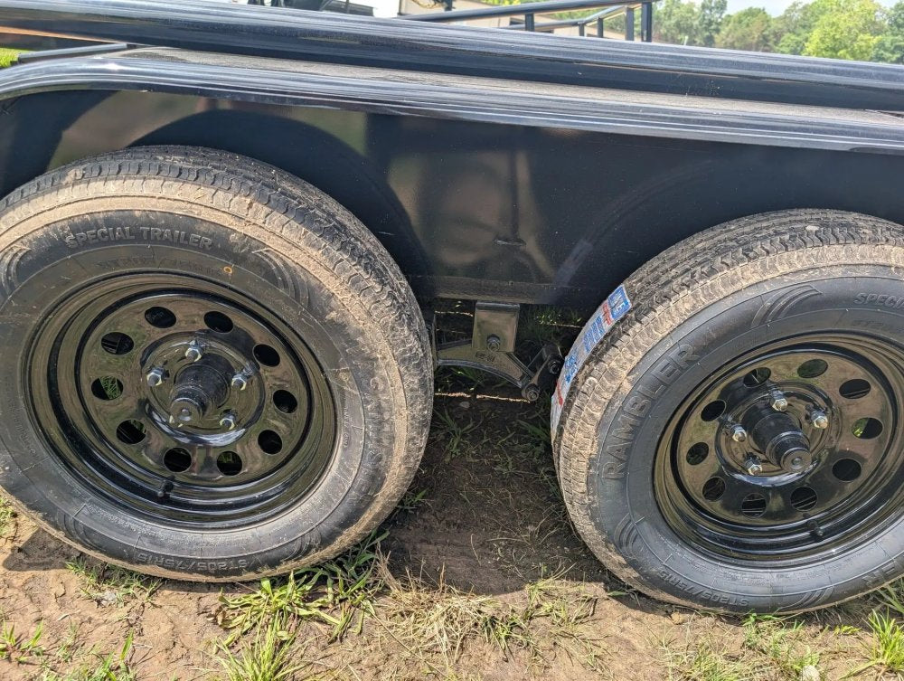 6 x 12 SA Pipe Top Utility Trailer Texas Bragg 6.5k 253086