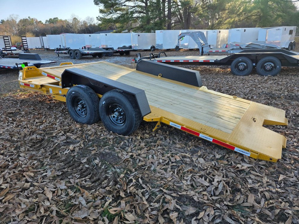 20' Horizon ETZ Bumper Pull Equipment Tilt Trailer - (2) 7K Axles 7039