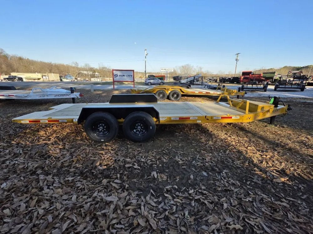 20' Horizon ETZ Bumper Pull Equipment Tilt Trailer - (2) 7K Axles 7039