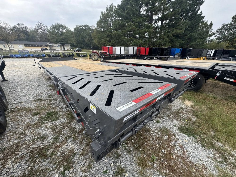 Horizon FHZSS 24' Deckover Equipment Trailer 10K (19'+5') 13088