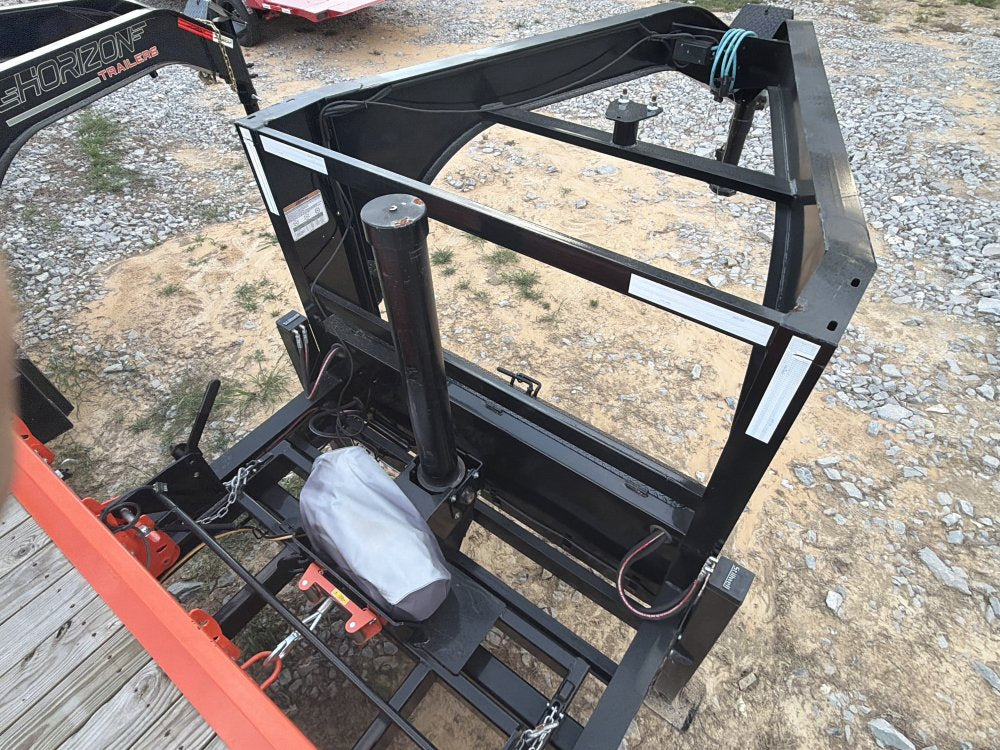 20' Horizon HRD Gooseneck Roll Off Base Trailer Telescopic 24k Lift - (2) 10K Axles 10383