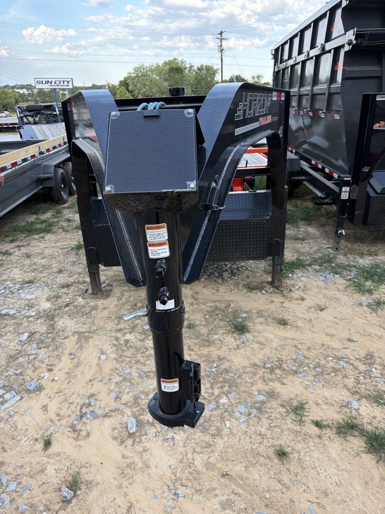 20' Horizon HRD Gooseneck Roll Off Base Trailer Telescopic 24k Lift - (2) 10K Axles 10383