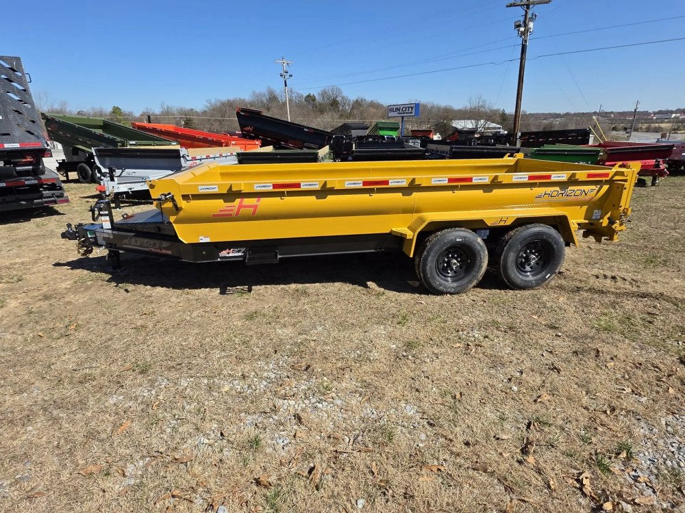 2025 Horizon HZ7 16' Bumper Pull Dump Trailer 7613