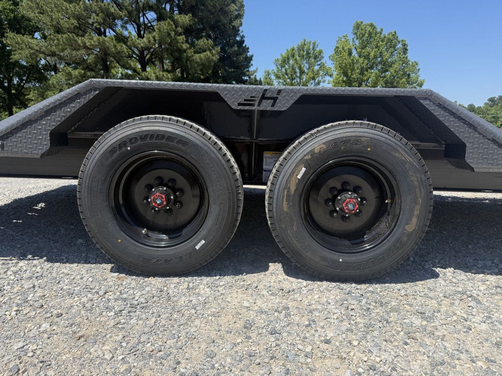 Horizon HEH 26' Drive Over Fender Gooseneck Equipment Trailer (23'+3') - (2) 10K Axles 17669