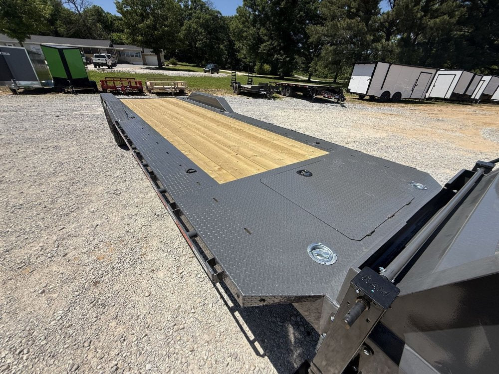 Horizon HEH 26' Drive Over Fender Gooseneck Equipment Trailer (23'+3') - (2) 10K Axles 17669