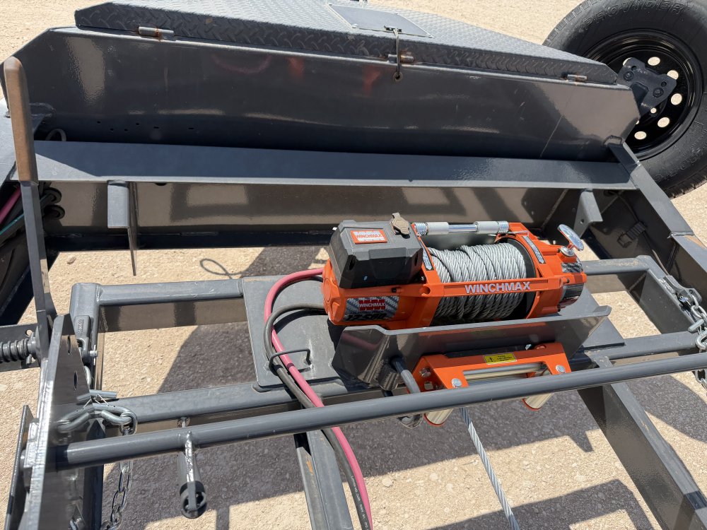 16' Horizon RDZ Bumper Pull Roll Off Base Trailer - (2) 7K Axles 017919