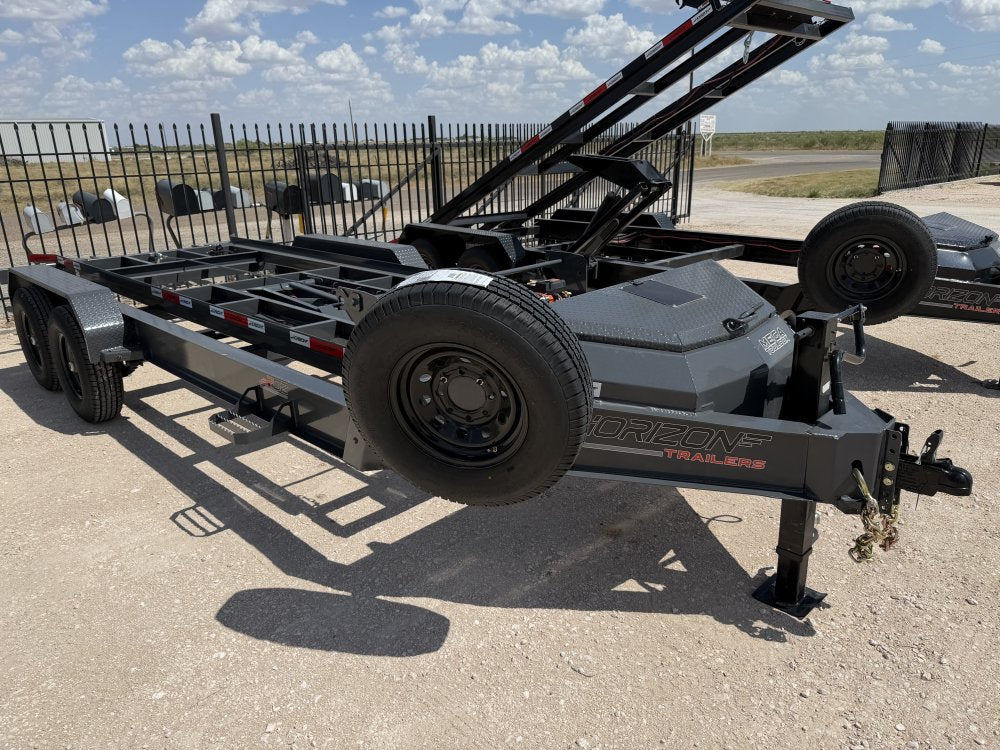 16' Horizon RDZ Bumper Pull Roll Off Base Trailer - (2) 7K Axles 017919