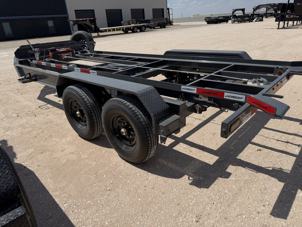 16' Horizon RDZ Bumper Pull Roll Off Base Trailer - (2) 7K Axles 017919