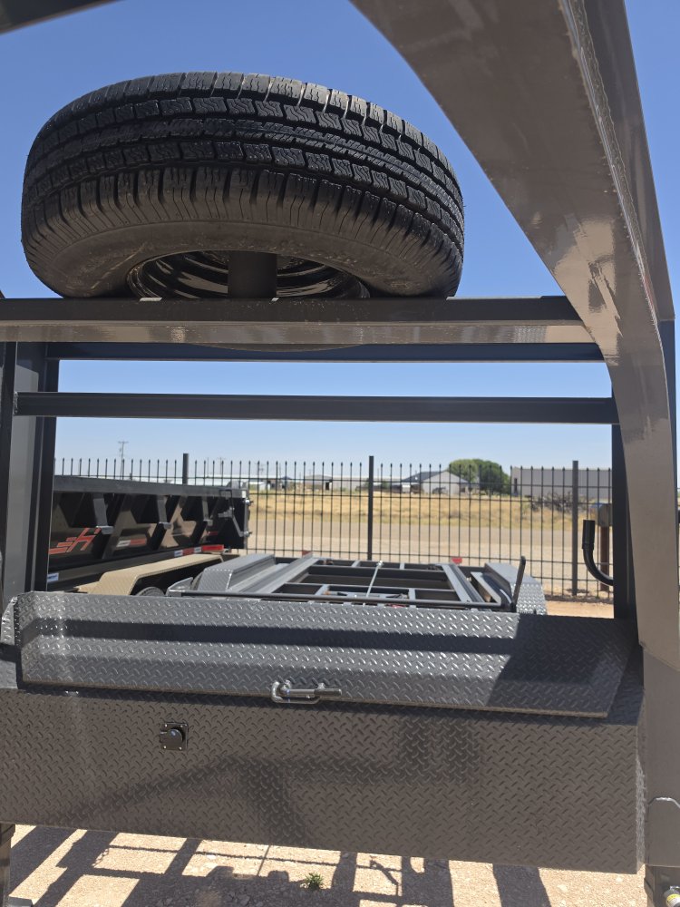 16' Horizon RDZ Gooseneck Roll Off Base Trailer - (2) 7K Axles 018879