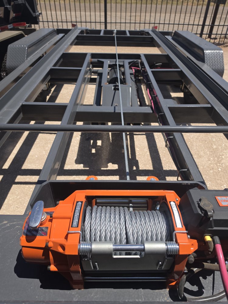 16' Horizon RDZ Gooseneck Roll Off Base Trailer - (2) 7K Axles 018879