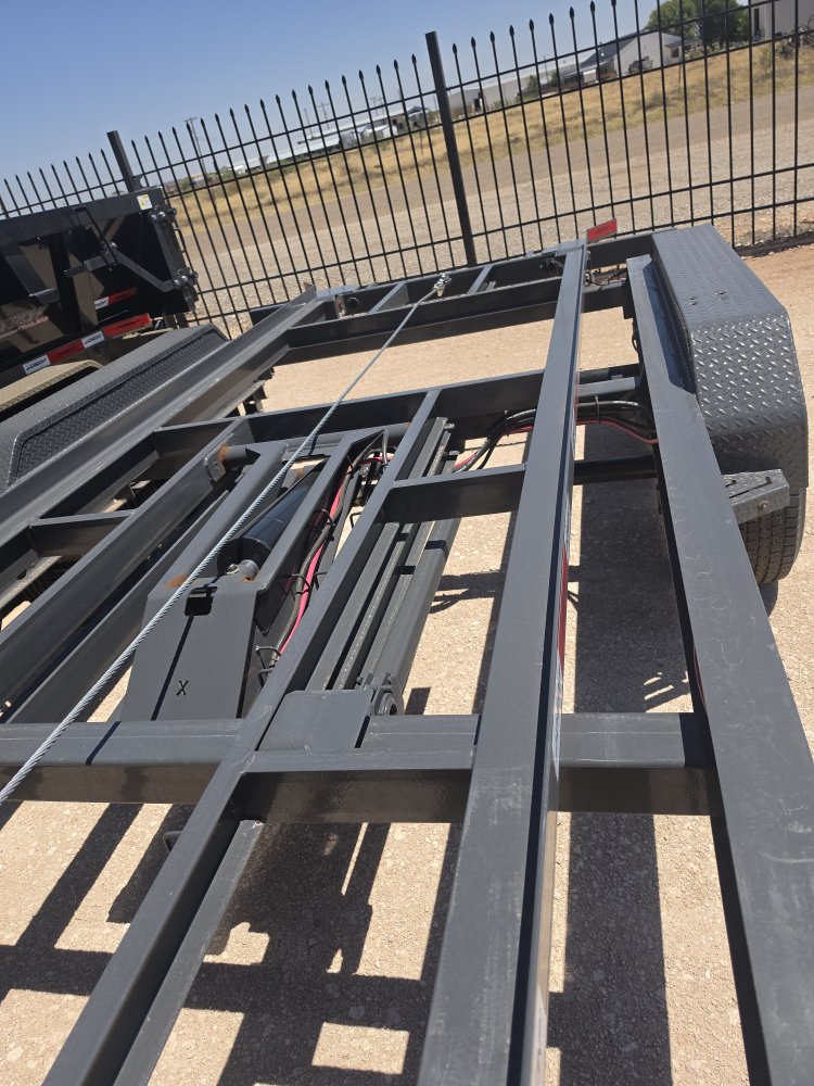 16' Horizon RDZ Gooseneck Roll Off Base Trailer - (2) 7K Axles 018879