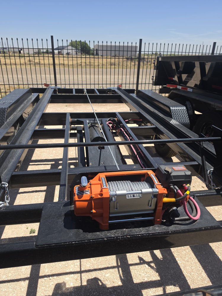 14' Horizon RDZ Bumper Pull Roll Off Base Trailer - (2) 7K Axles 017923