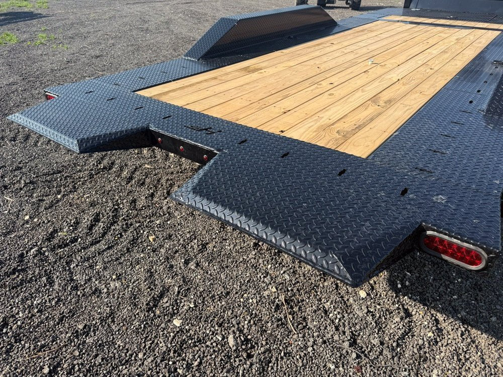 26' Horizon HET Gooseneck Equipment Tilt Trailer Drive Over Fenders - (2) 10K Axles a4-478