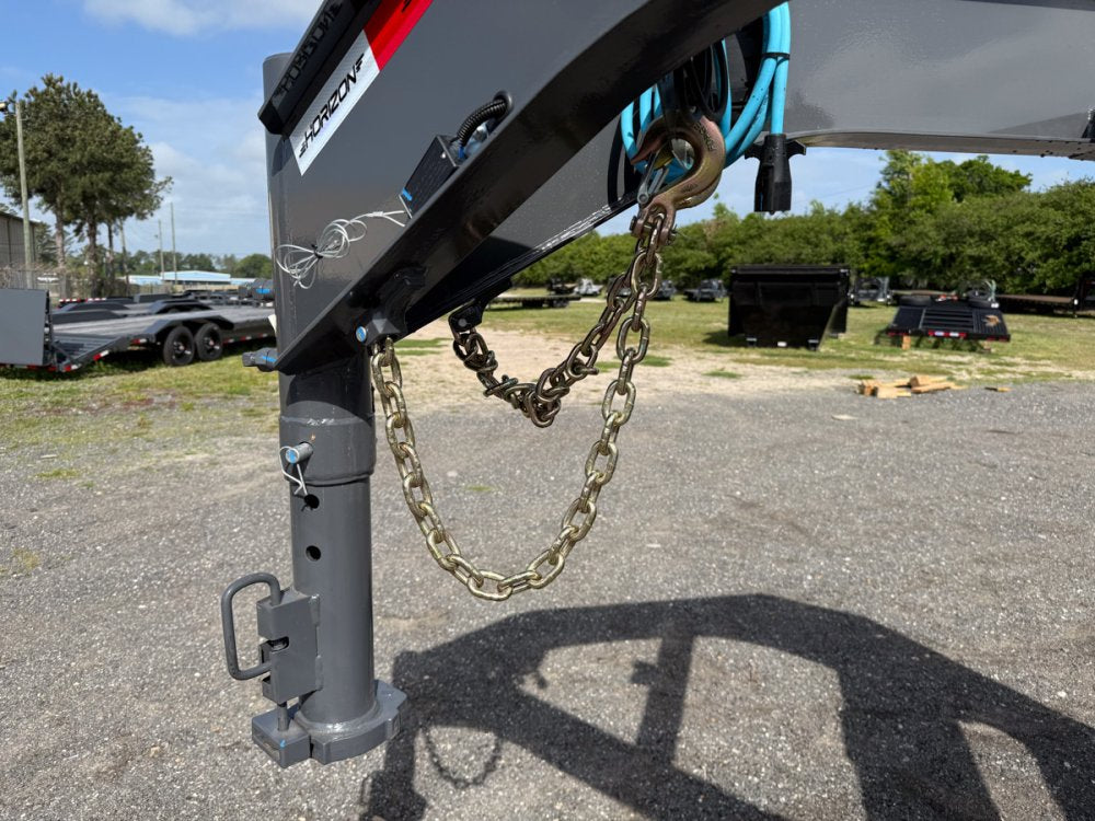 24' Horizon HET Gooseneck Equipment Tilt Trailer Drive Over Fenders - (2) 10K Axles 65-427