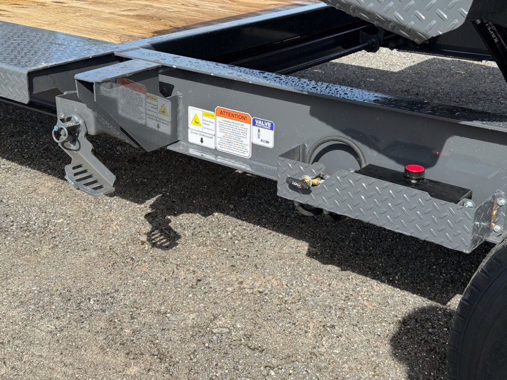 24' Horizon HET Gooseneck Equipment Tilt Trailer Drive Over Fenders - (2) 10K Axles 65-427