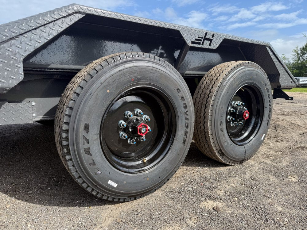 24' Horizon HET Gooseneck Equipment Tilt Trailer Drive Over Fenders - (2) 10K Axles 65-427