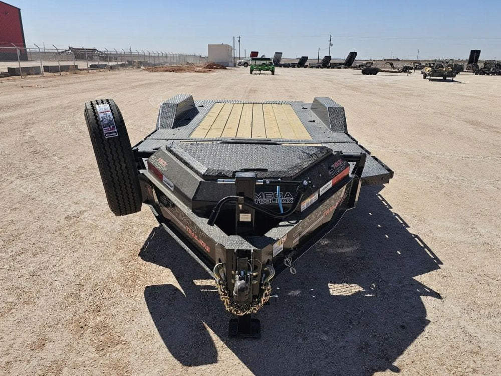 22' Horizon HEH Bumper Pull Equipment Trailer Mega Ramps - (2) 10K Axles 48-4ec
