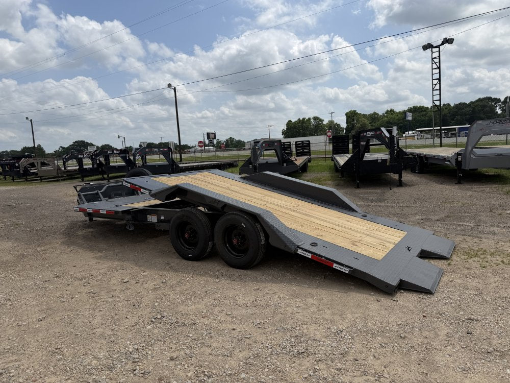 22' Horizon HET Bumper Pull Equipment Tilt Trailer Drive Over Fenders - (2) 10K Axles 0f-456