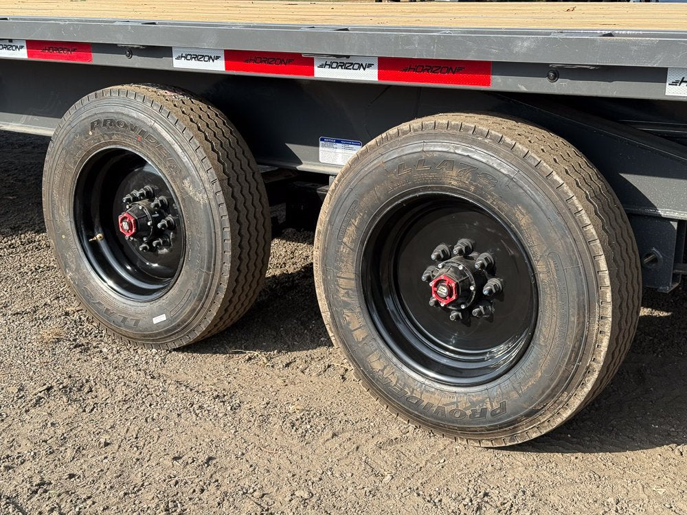 28' Horizon FTS Gooseneck Hydraulic Deckover Tilt Trailer - (2) 10K Axles 53-45f