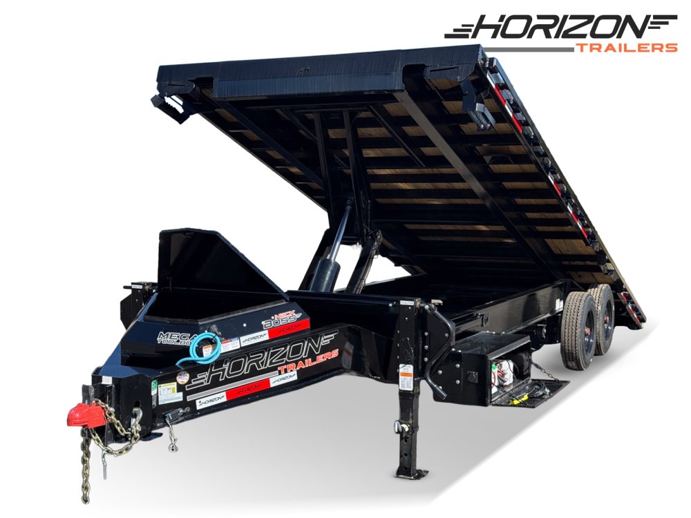 26' Horizon FFT Bumper Pull Full Deckover Tilt Trailer - (2) 10K Axles 6d-4d9