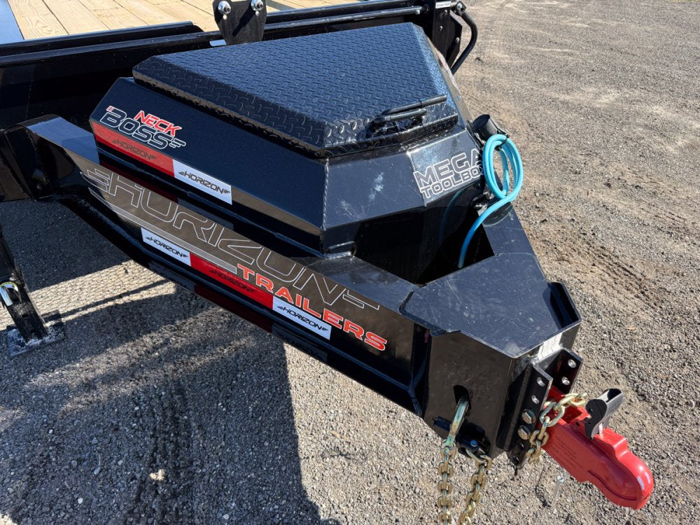 26' Horizon FFT Bumper Pull Full Deckover Tilt Trailer - (2) 10K Axles 6d-4d9