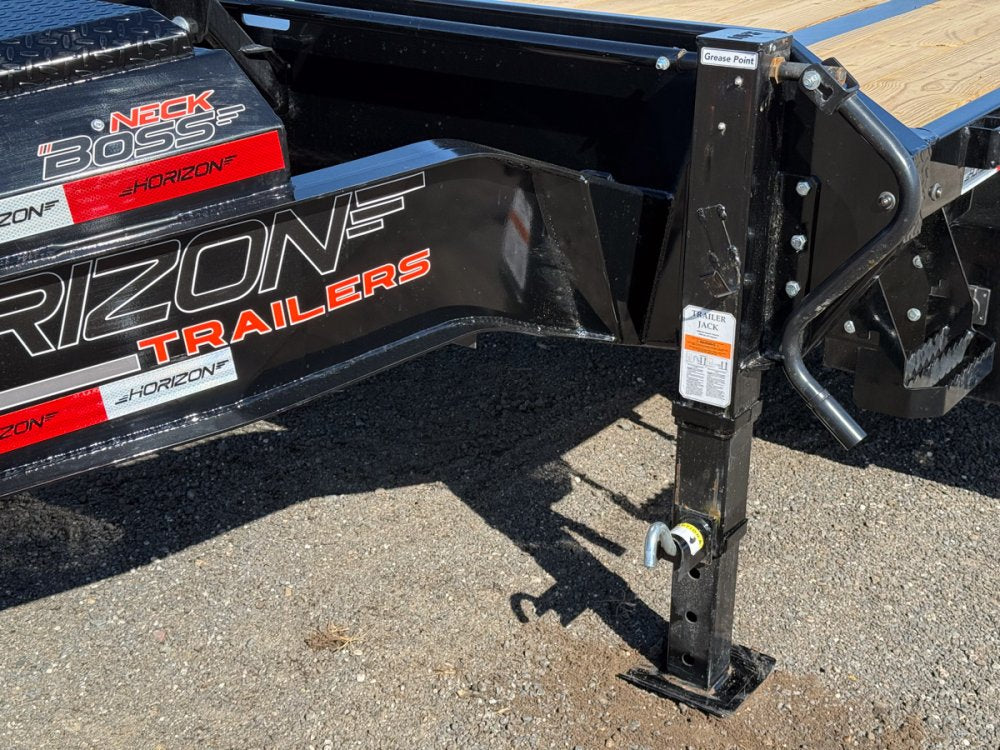 26' Horizon FFT Bumper Pull Full Deckover Tilt Trailer - (2) 10K Axles 6d-4d9