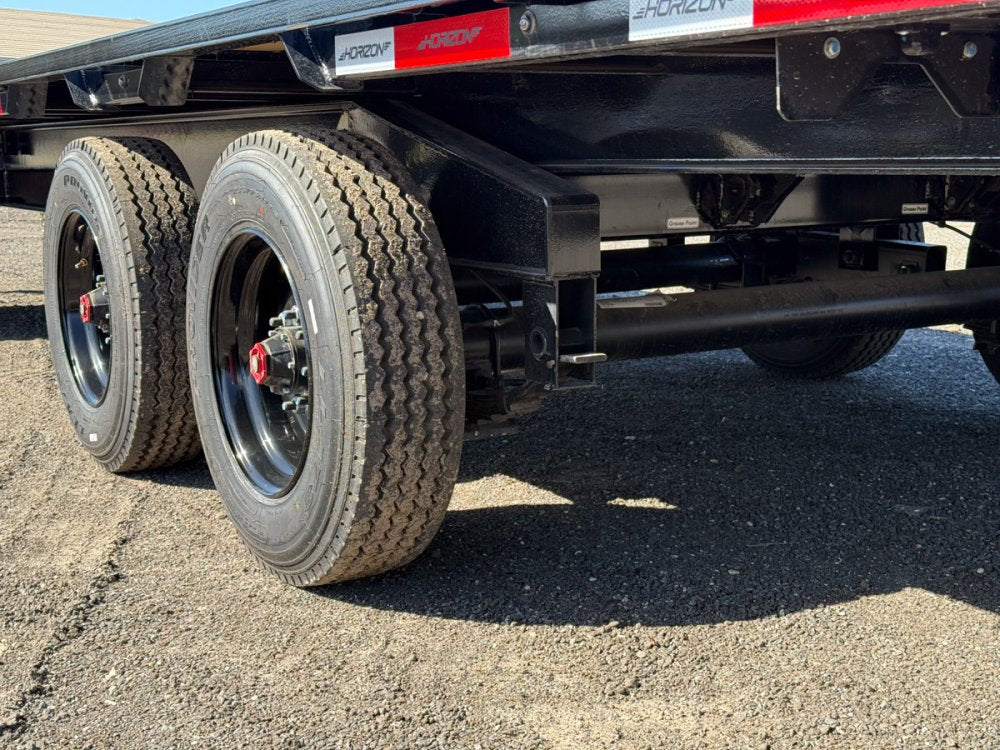 26' Horizon FFT Bumper Pull Full Deckover Tilt Trailer - (2) 10K Axles 6d-4d9