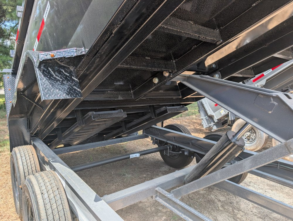 14' Horizon HZ7 Bumper Pull Dump Trailer 48" Side Walls - (2) 7K Axles 18366