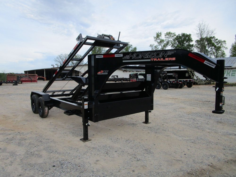 14' Horizon RDZ Gooseneck Roll Off Base Trailer - (2) 7K Axles 016330
