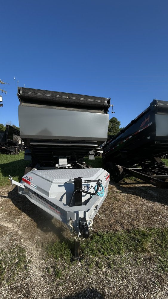 14' Horizon LZ7 Bumper Pull Dump Trailer 30" Side Walls - (2) 7K Axles 018650