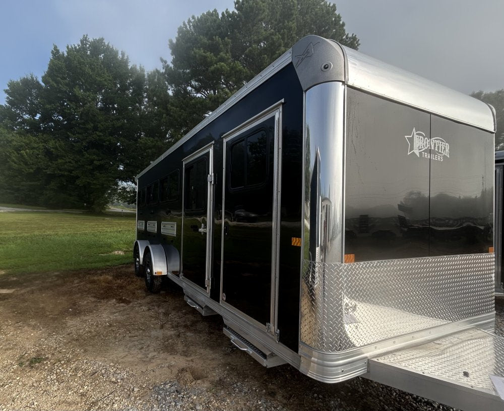 7' x 20' Stock Low Pro DDFW Bumper Pull Livestock Trailer - (2) 3.5k Axles 39496