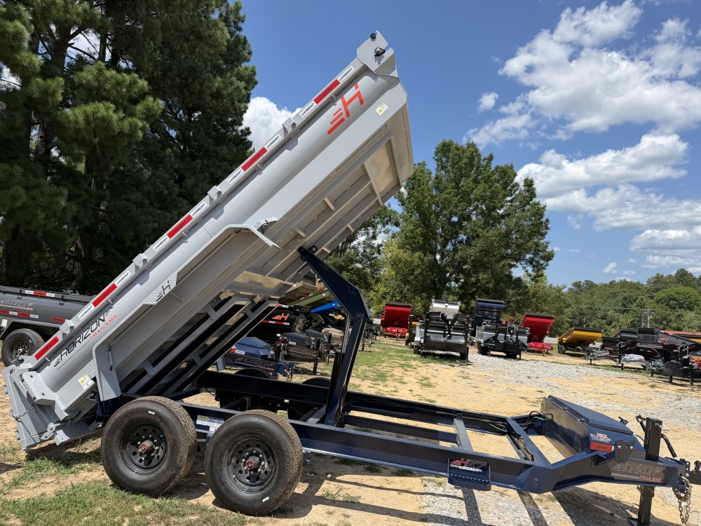14' Horizon HZ7 Bumper Pull Dump Trailer 24" Side Walls - (2) 8K Axles 018669