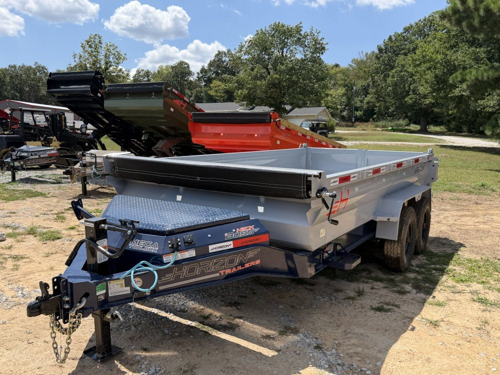 14' Horizon HZ7 Bumper Pull Dump Trailer 24" Side Walls - (2) 8K Axles 018669